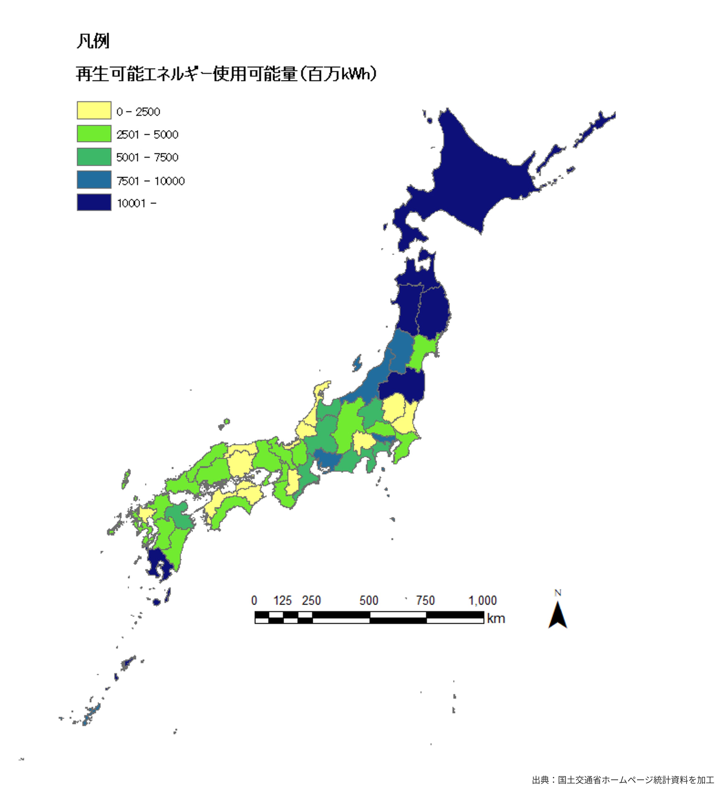 再生可能エネルギー使用可能量